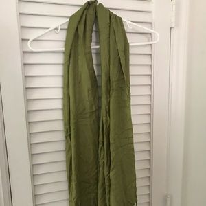Green Silk Scarf